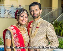 A champagne gold lehenga will make any bride look royal