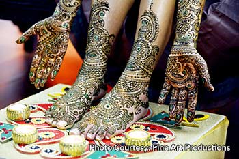 Bridal mehndi requires more time and precision