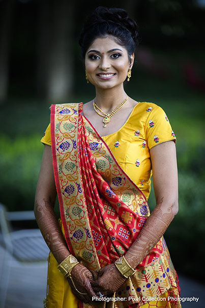 Vibrant indian bride capture