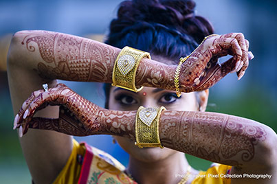 Indian Bride Mehndi Art