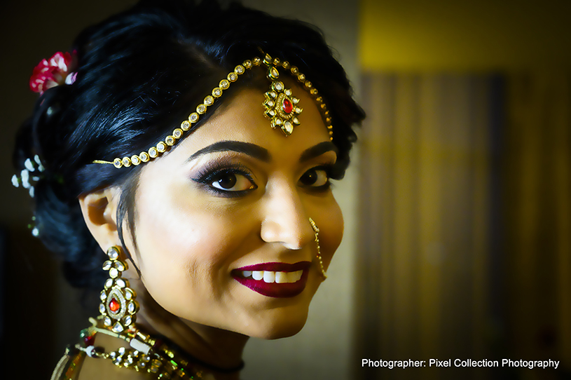 Marvelous indian bride makeup and accessories