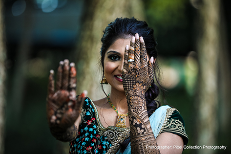 Fascinating indian bridal mehndi