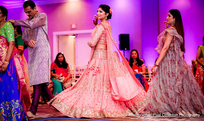 Fantastic indian bride fabric details