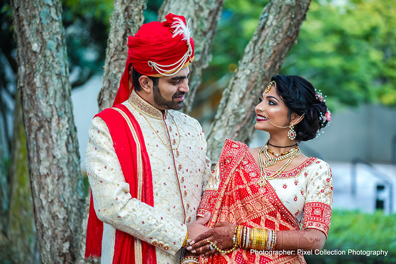 Indian Newly Weds Outdoor Photoshoot