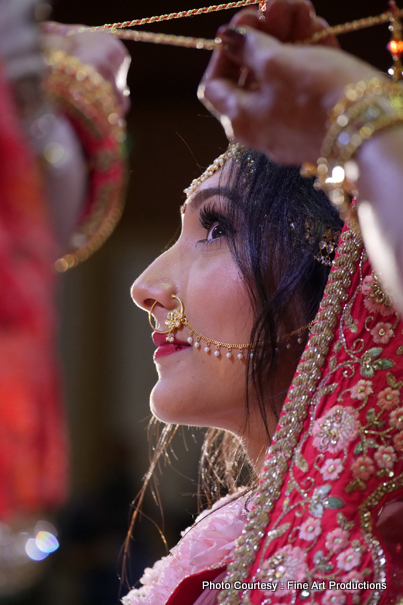 Portrait look of Indian Bride