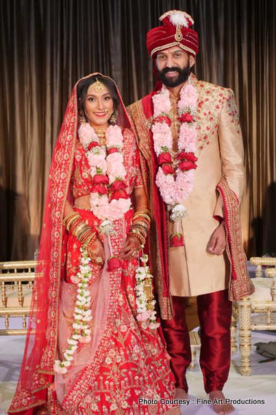 Indian Couple posing for Photo