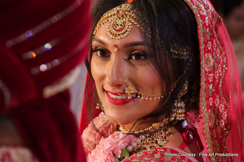 Marvelous indian bride makeup and accessories