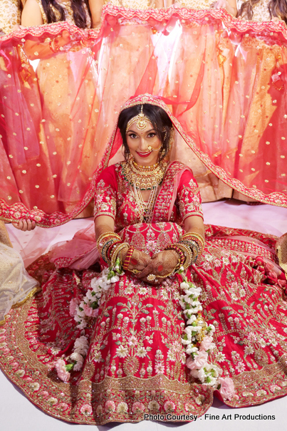 Vibrant indian bride capture