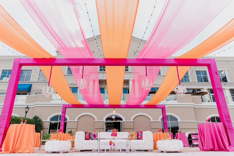 Pink and Orange Decoration