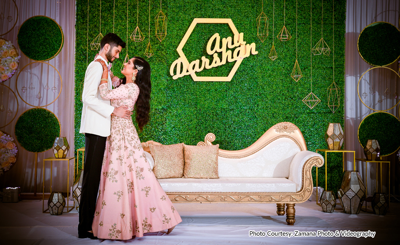 Tender Indian Bride and Groom Shot