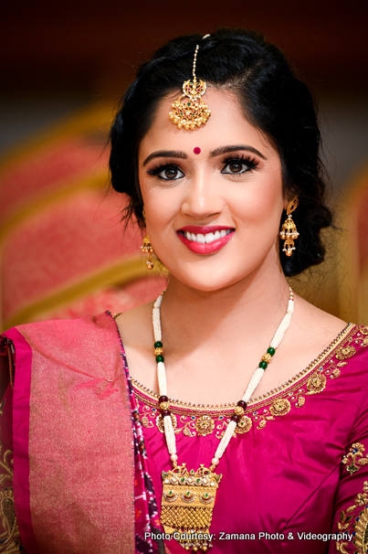 Wonderful indian bride makeup and accessories