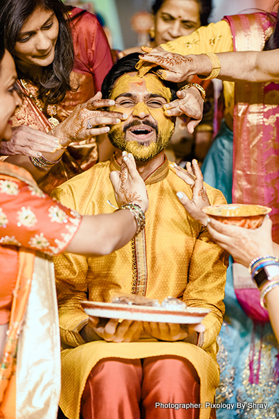 Haldi For the groom