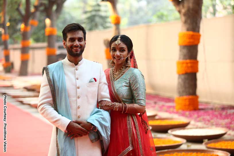 Beautiful Indian Couple Posing