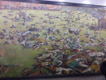 JallianWala Bagh Massacre portrait painting 