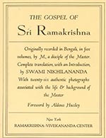 The Gospel of Sri Ramakrishna by Swami Nikhilananda