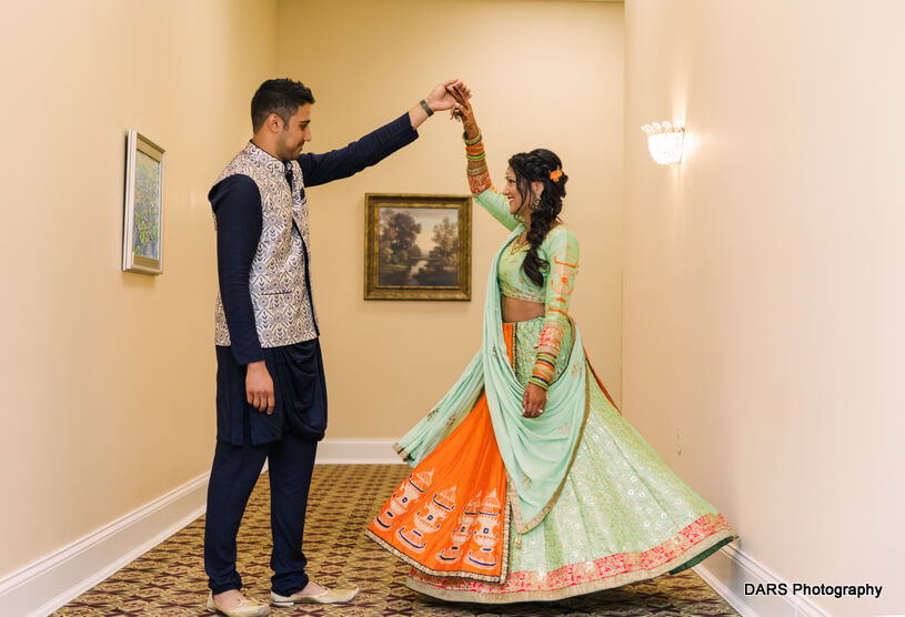 Indian Couple Posing For a Photo