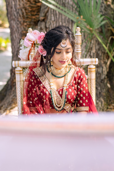 Beautiful Indian Bride makeup by Michele Renee The Studio and Salon 