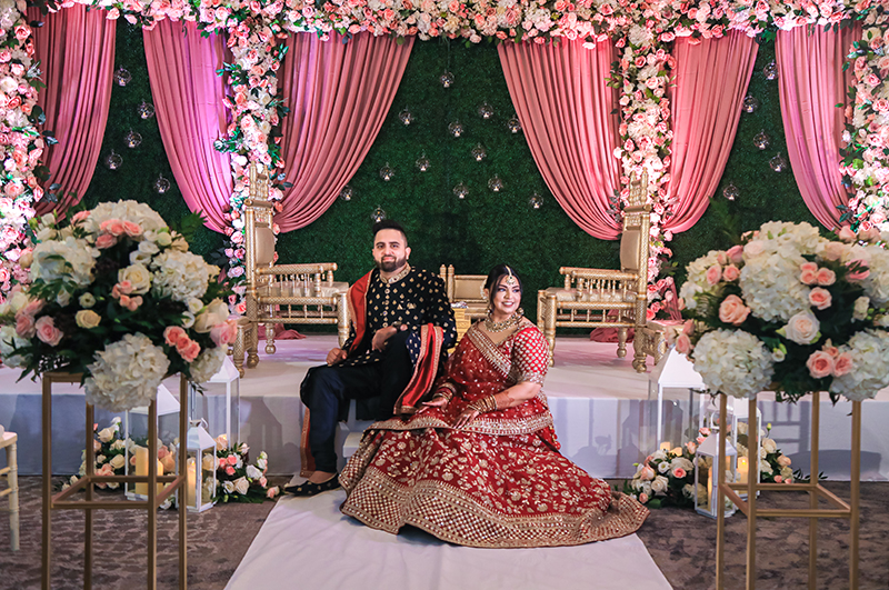 Amazing Indian wedding decor by Nikun Events