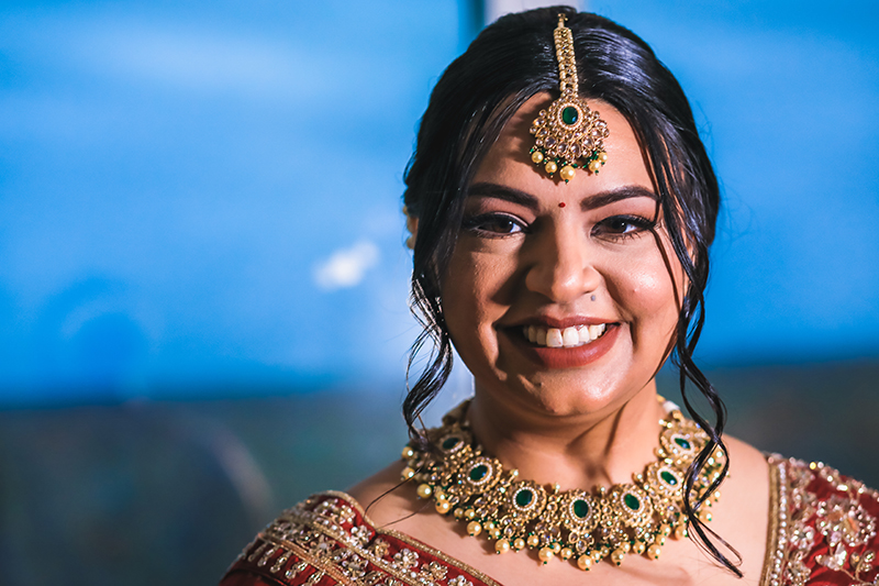 Detailed Jewellery look of Indian bride