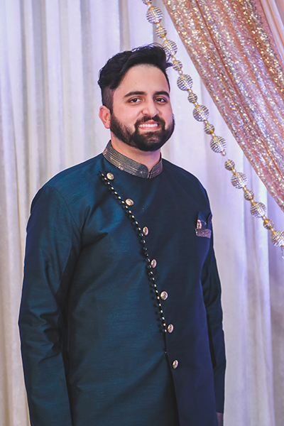 Portrait capture of indian groom