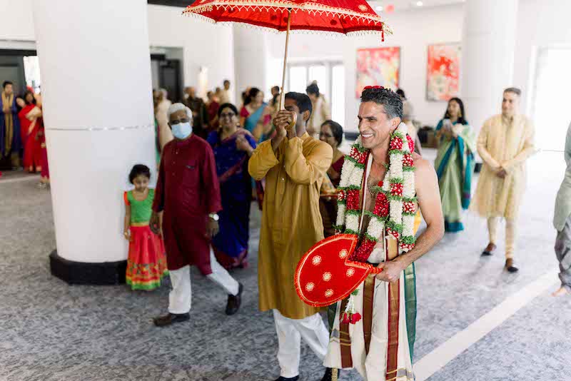 Happy Indian groom