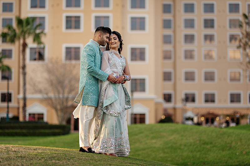 First look of Indian Bride and Groom