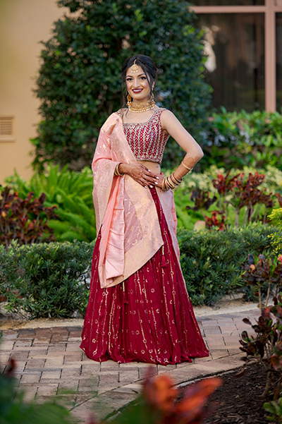 Bride Posing for photoshoot