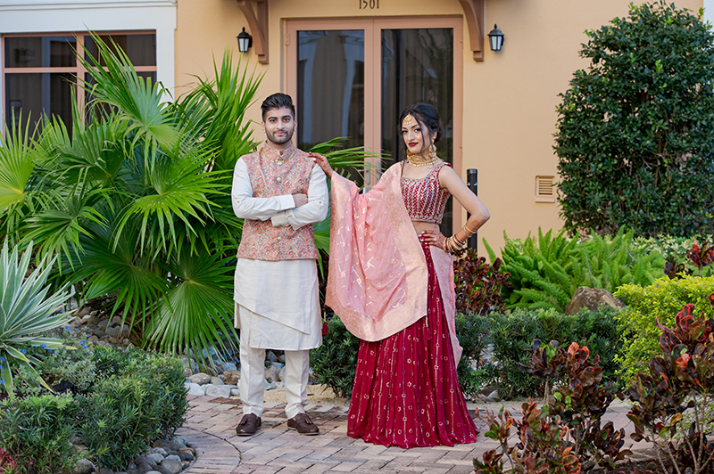 Indian couple portrait photography