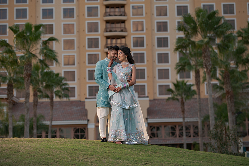 Couple Posing outdoors