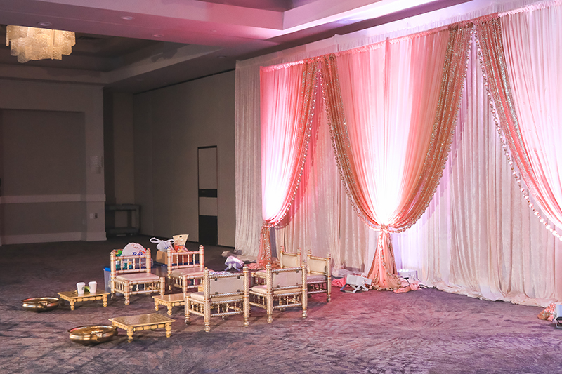 Indian wedding mandap decor