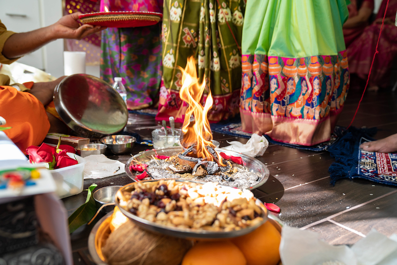 Havan Kund - Fire in the Wedding Mandap