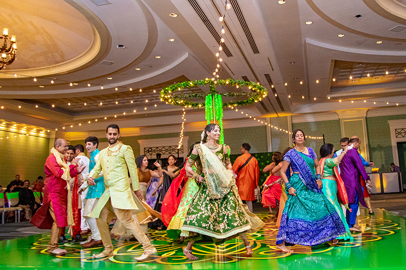 Indian Wedding dance performance