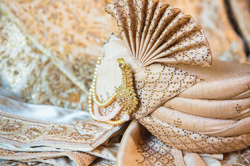 Wedding turban of Indian Groom