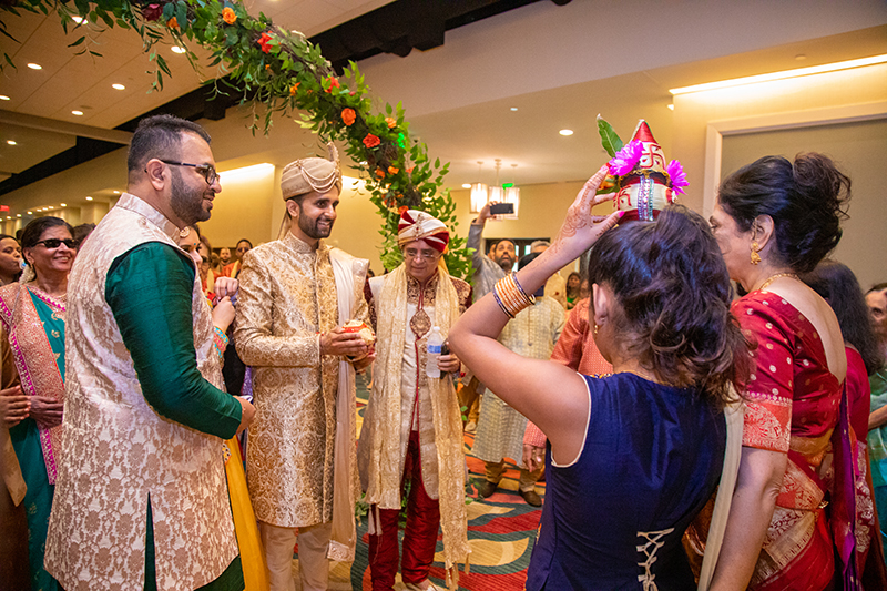 Indian Groom Entering the Wedding venue