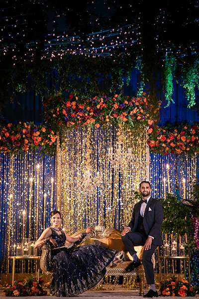 Indian Couple posing for a photo