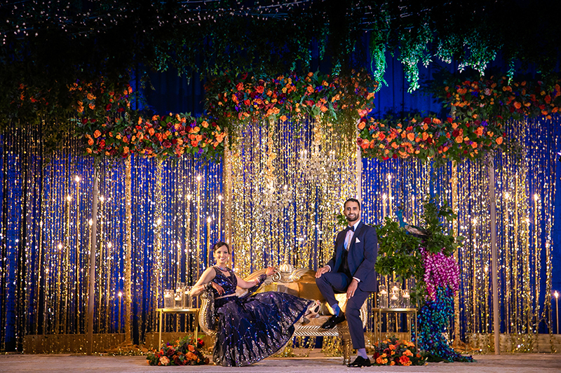 Amazing Indian Reception Backdrop decor