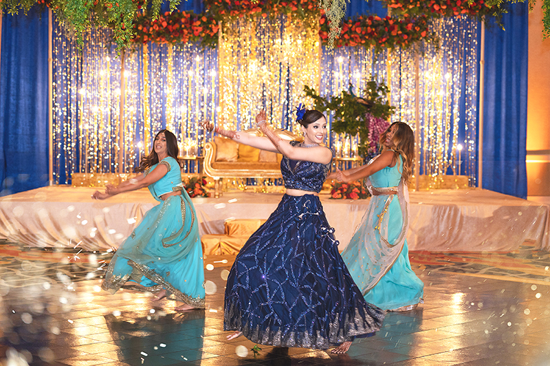 Indian Bride dancing her heart out