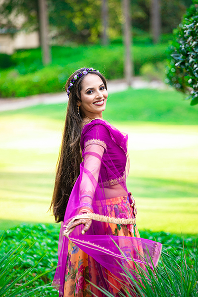 Gorgeous click of Indian Bride Outdoors