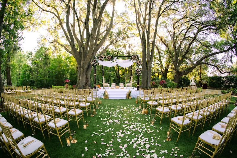 Vintage wedding mandap decoration