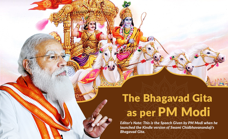 PM Narendra on The Bhagavad Gita