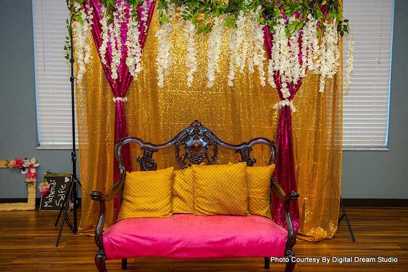 Bright and Colorful Decoration for Garba Night