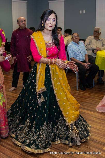 Happy Indian Wedding Bride