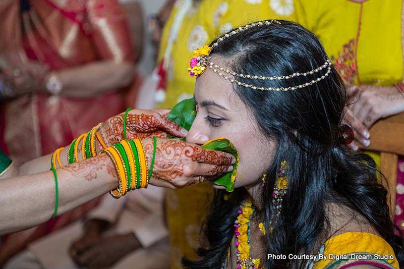 Pre Wedding Ritual Haldi Ceremony