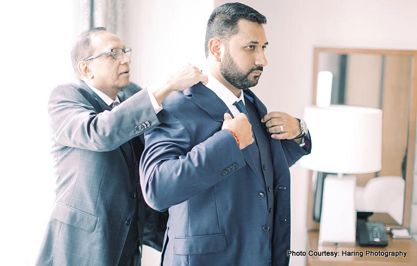 Indian Groom getting ready for his big day