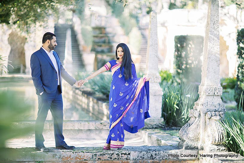 Lovely capture of Indian couple by Haring Photography