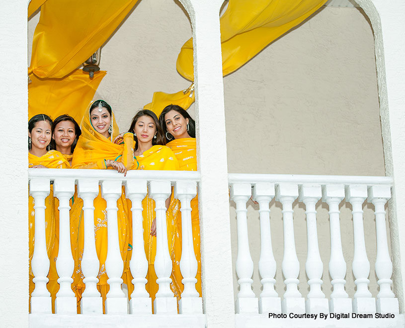 Yellow is always for Haldi Ceremony 
