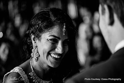 Monochrome Click of Indian bride