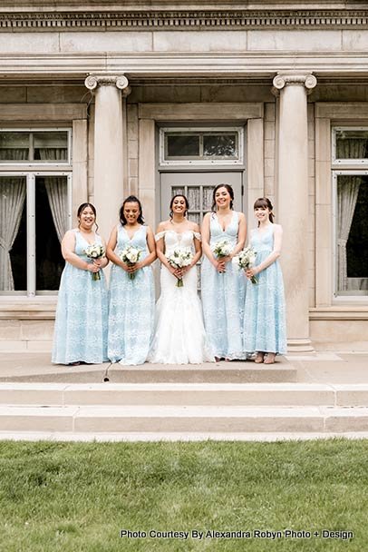 Indian Bride with bridesmaid