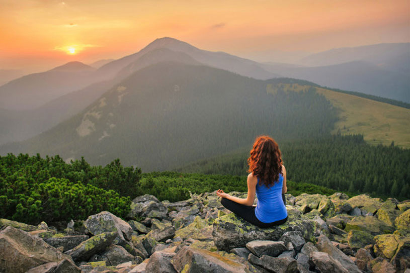 Woman Meditating 