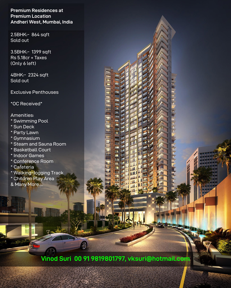 Good opportunity to invest in a Premium Housing Society in Mumbai